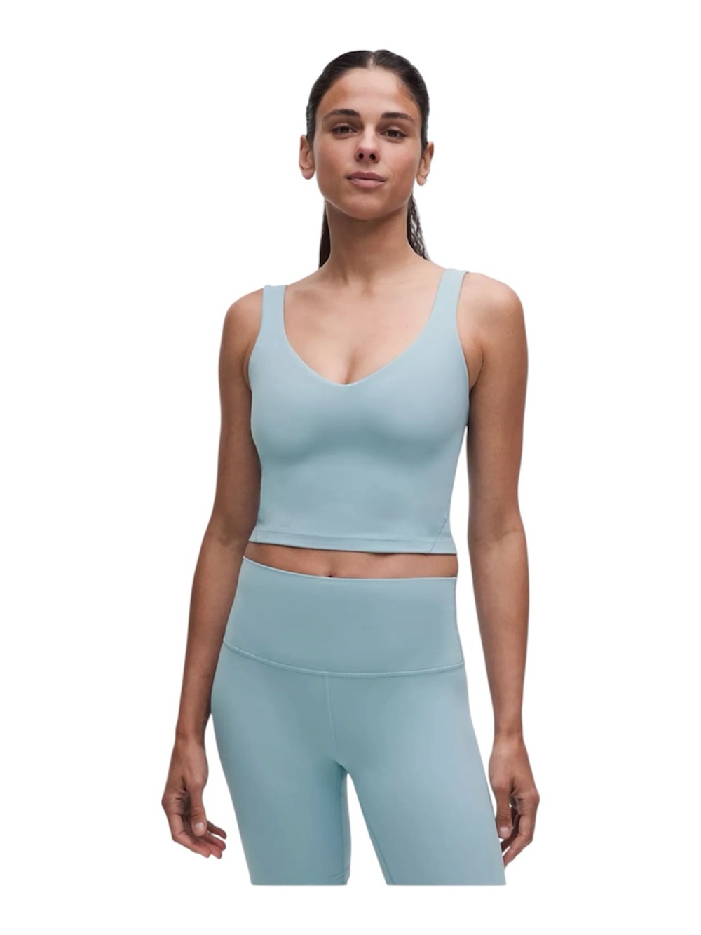 lululemon athletica align Tank Top Light Blue V-Neck